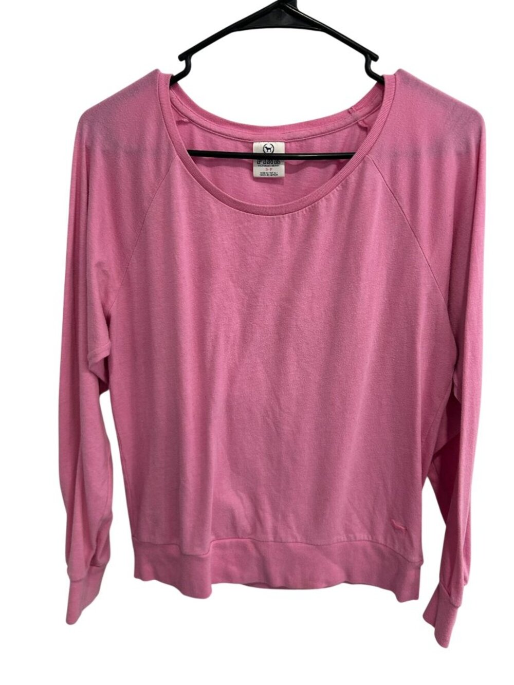 Victorias Secret Pink Small Petite Pullover Sweatshirt Cotton Blend Y2K Soft Gir